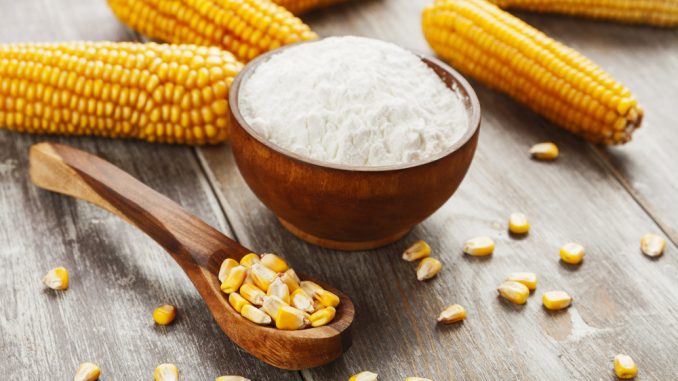 Starch,And,Corn,Cob,On,The,Table